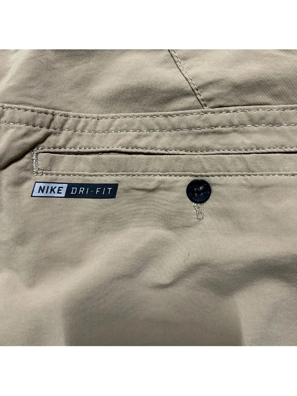 Men’s Hurley Nike Dri-Fit Beige Khaki Shorts Size 38 Summer